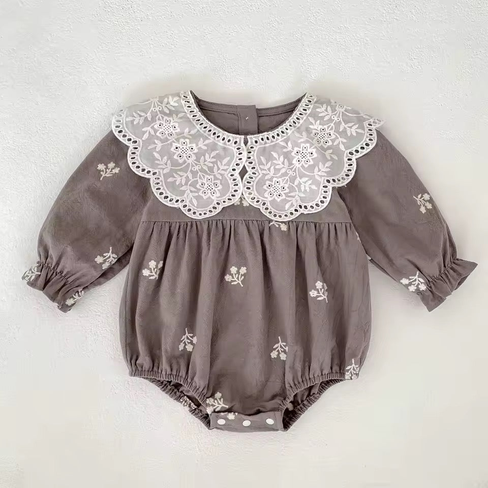 Lillian Embroidered Romper