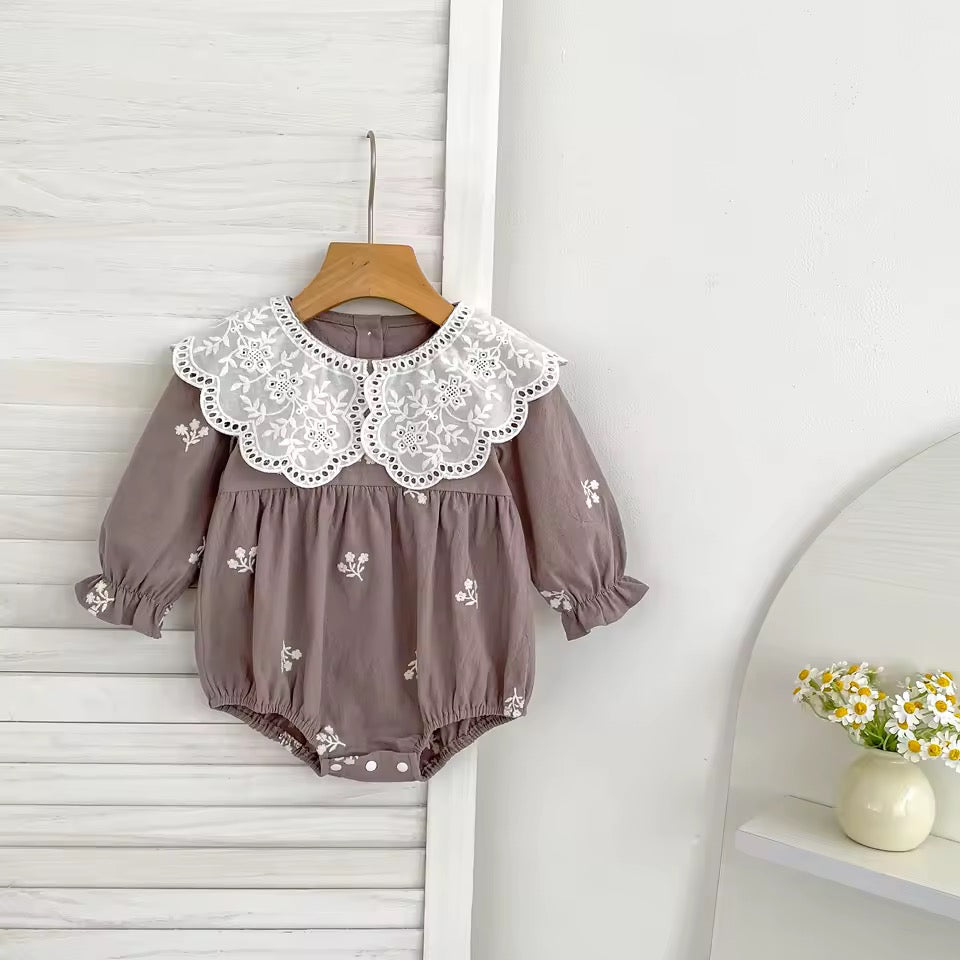 Lillian Embroidered Romper