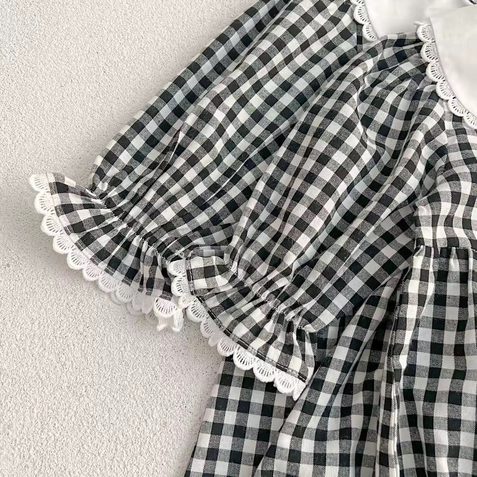 Opal Gingham Dress